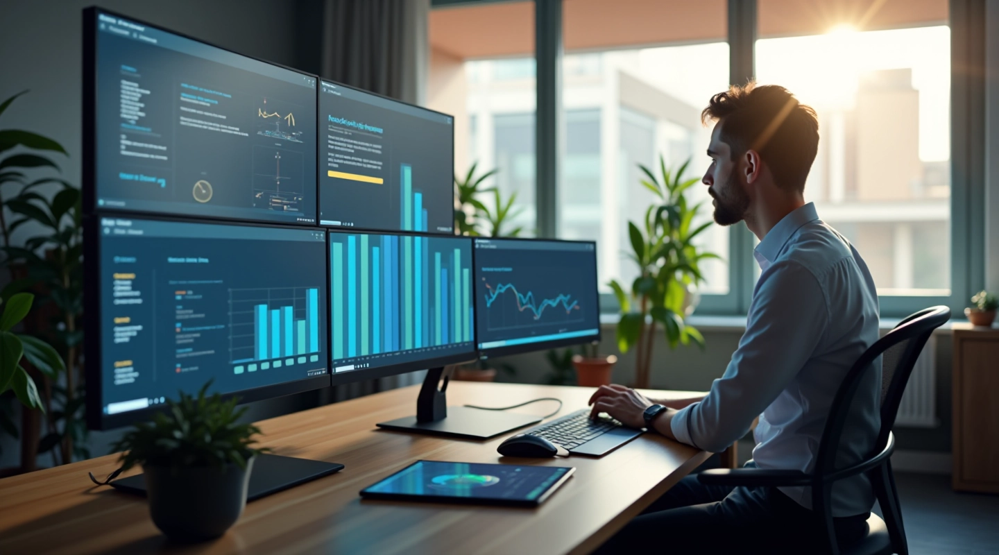 Studio di progettazione DataViz Emilia con animazioni di infografiche in creazione
